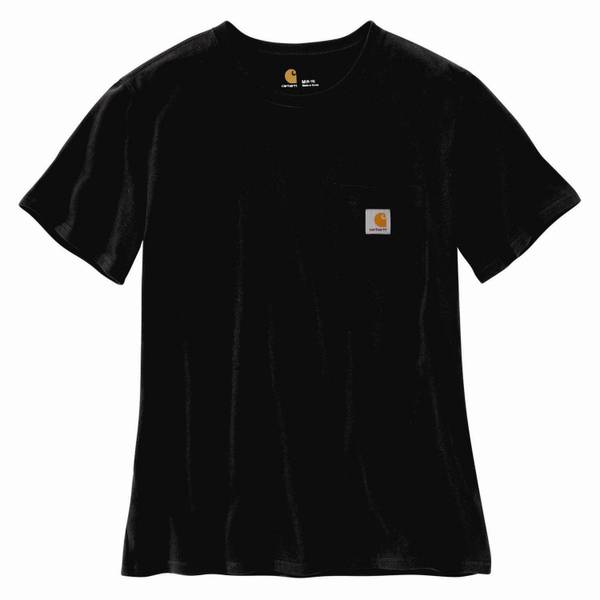 Carhartt Women's Loose Fit Short-Sleeve Pocket T-Shirt 103067-001-L | Blain's Farm Fleet