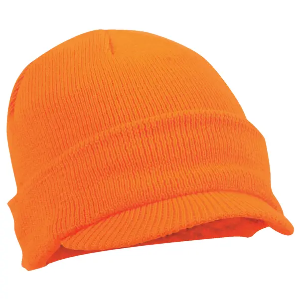 Outdoor Cap Men's Rib Knit Radar Cap Hunting Hats & Face Mask in Blaze