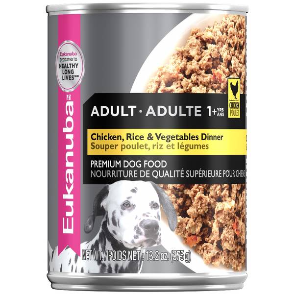 Photo of Chicken, Rice & Vegetable Wet Dog Food, 12.5 oz Premium Canned