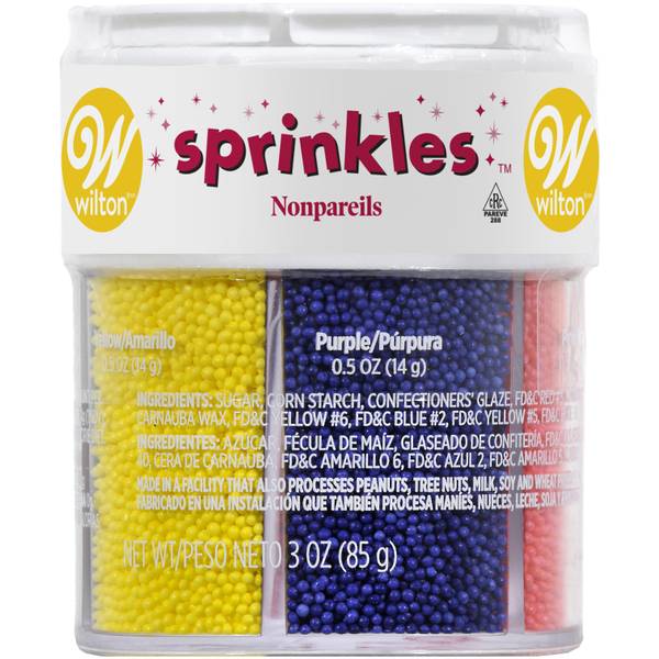 4-Cell Pearlized Gold Sprinkles Mix, 3.8 oz.