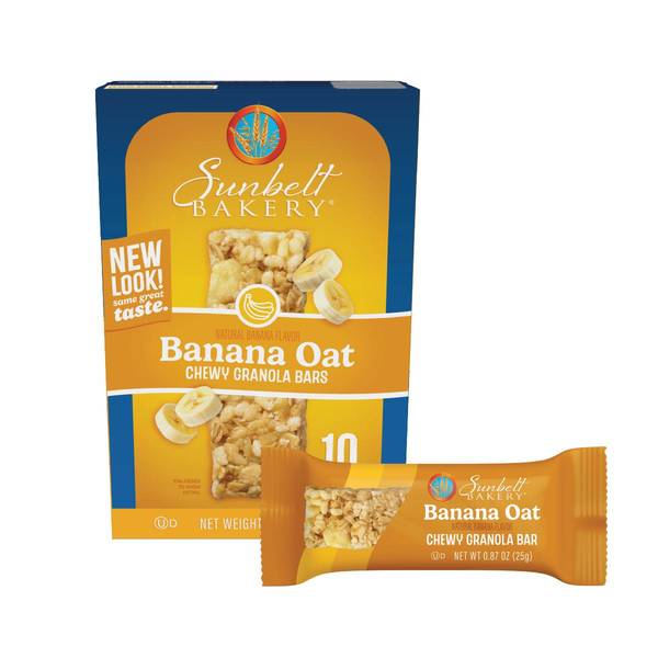 Photo of 10-Count Banana Oat Granola Bars