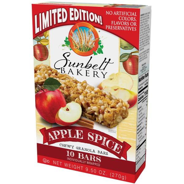 UPC 024300031137 product image for Sunbelt Bakery Apple Spice Granola Bars | upcitemdb.com