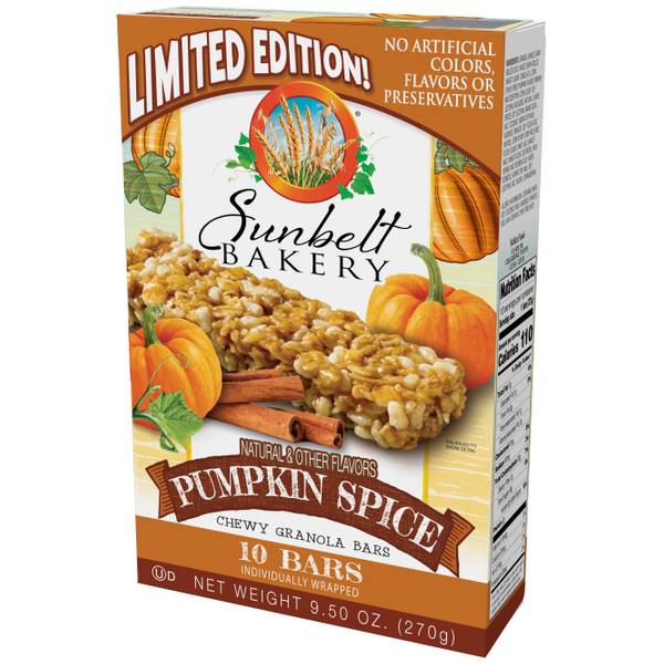 UPC 024300031144 product image for Sunbelt Bakery Pumpkin Spice Granola Bars | upcitemdb.com