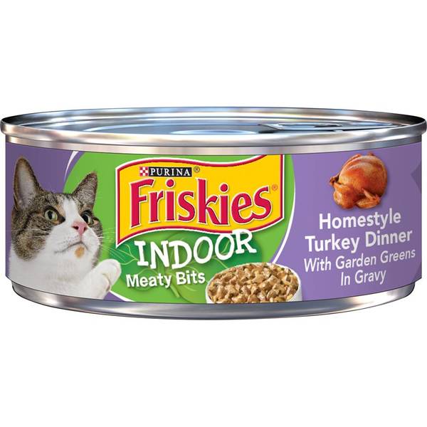 Friskies 5.5 oz Indoor Homestyle Turkey Dinner Cat Food