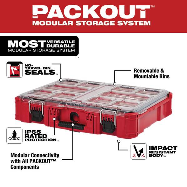 Milwaukee 48-22-8431 - PACKOUT Low-Profile Organizer