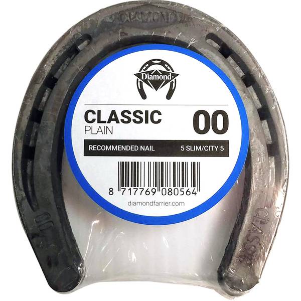 Diamond Farrier Co. 2-Pack Classic Plain Horseshoes - DC00PR