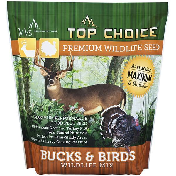 Mountain View Seeds 8 lb Bucks and Birds Wildlife Mix Food Plot Seed