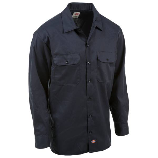 Dickies work Shirts Mens Industrial Flex Comfort Long Sleeve Shirt LL505 