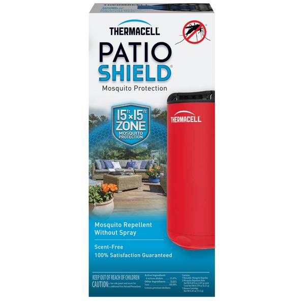 Thermacell Patio Shield Mosquito Repeller, Red MRPSR Blain's Farm