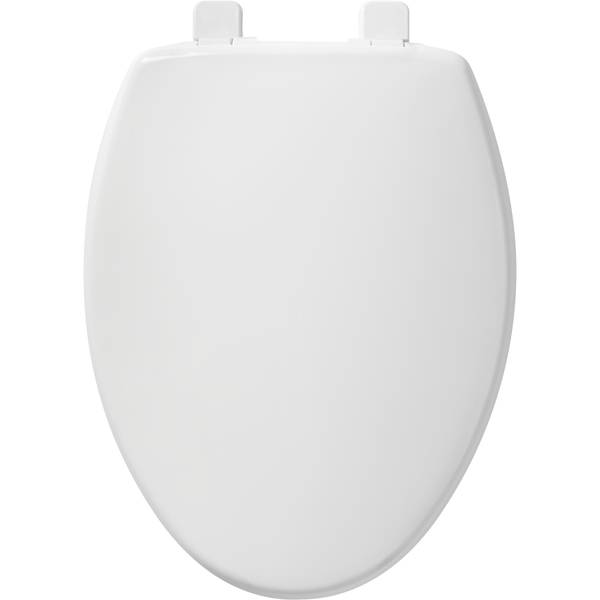Mayfair White Elongated Plastic Whisper Close Toilet Seat 7M180SLOW