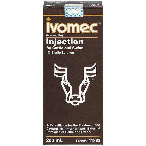 Merial Ivomec (ivermectin) Wormer for Swine and Cattle - 00535A | Blain ...