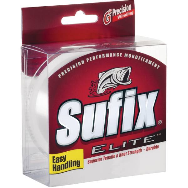 Sufix Elite Monofilament Line - Clear 10 lb