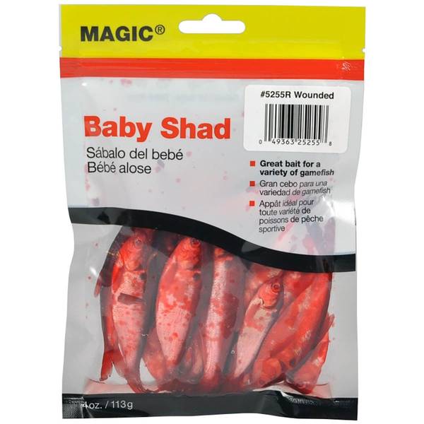 Magic 4 oz Natural Preserved Baby Shad - 5255