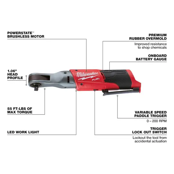TITISKIN Schutzmanschette Für Milwaukee M12 FUEL 3/8" Ratsche 2557-20 – Gummi-Schutzboot
