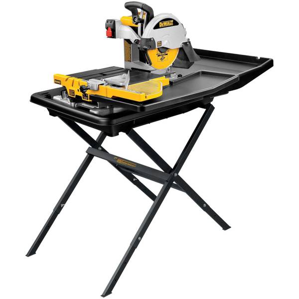 DEWALT 10" Wet Tile Saw with Stand D24000S Blain's Farm & Fleet