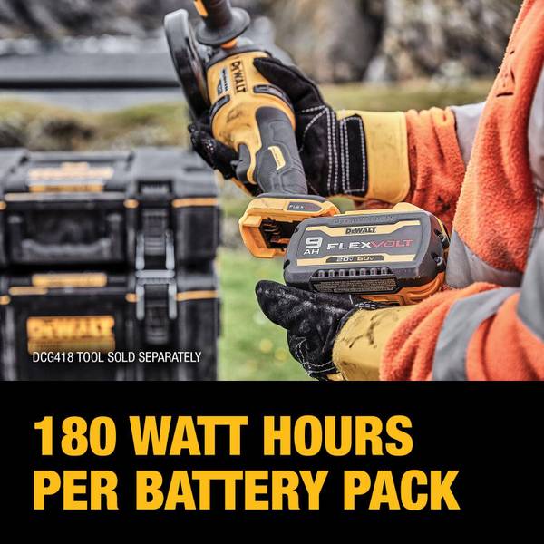 DEWALT 2 Pack 20V 60V MAX FLEXVOLT 9.0 Ah Batteries DCB609 2