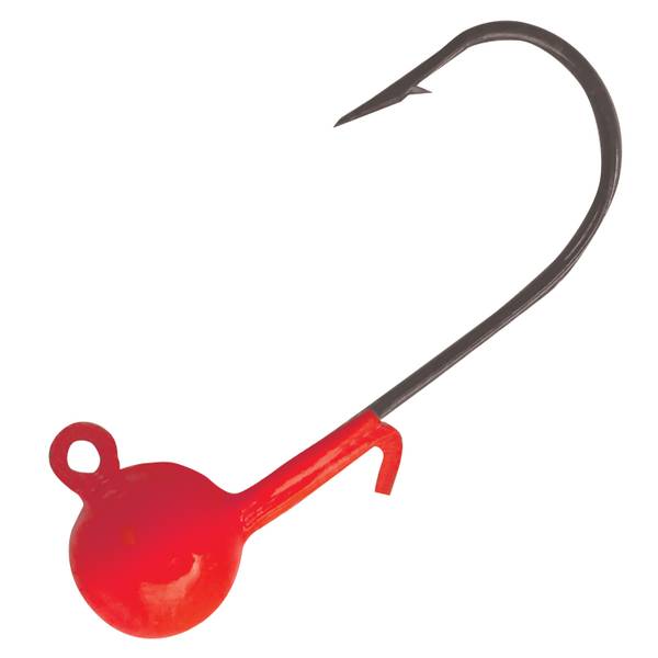 Lot Of 15 1/32 Oz Crappie Jig Heads With Wire Keeper - #4 Sickle Hooks & 3D Eyes