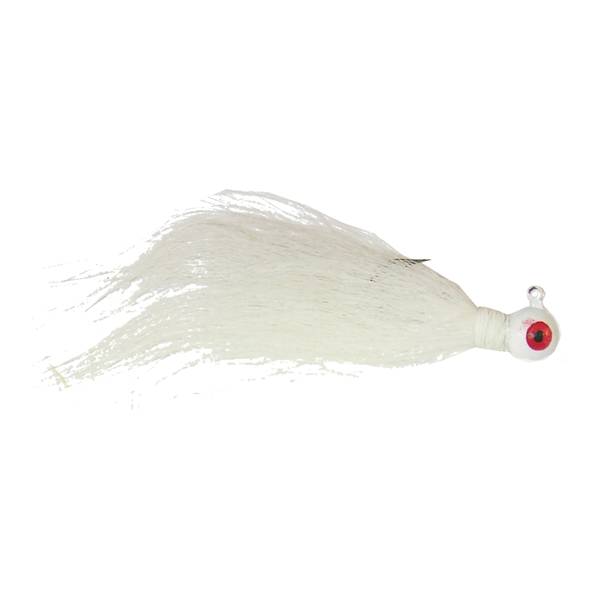 Kalin's Hand-Tied Bucktail Hair Jig - 1/8oz - White