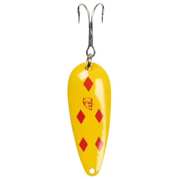 Original Dardevle Spoons (Yellow/Red Diamonds, 2/5 Ounce)