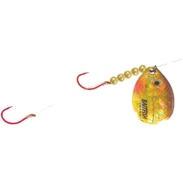 Gold Shiner Baitfish Spinner Harness Rig