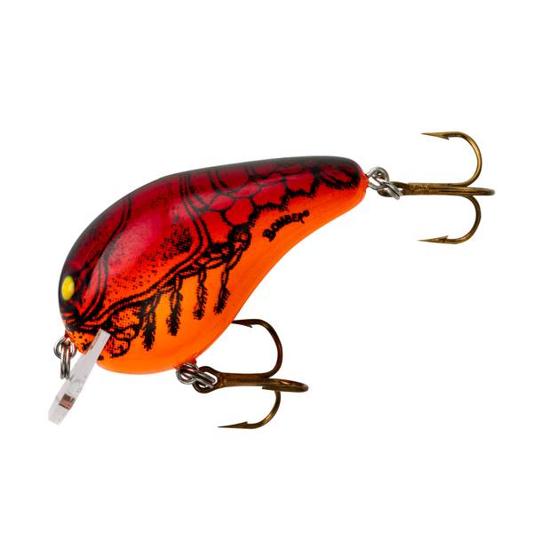 Bomber Lures Square A Apple Red Crawdad Fishing Lure - B04SL-XC5
