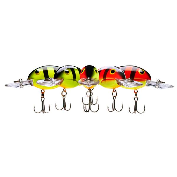 Chartreuse & Red Mistake Fishing Lure