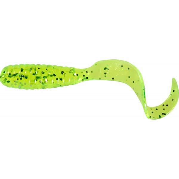 Robinson Wholesale 20-Count Mister Twister 4 Chartreuse Flake Tail -  4TSF20-10S