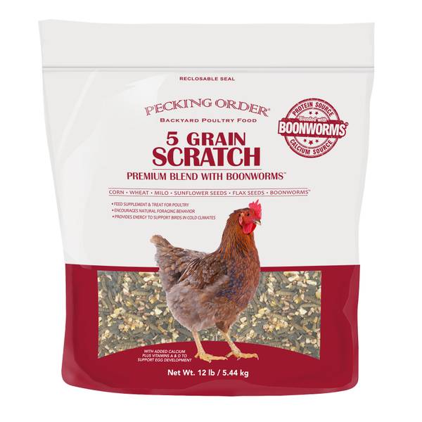 Pecking Order 12 lb 5 Grain Scratch - 009352 | Blain's Farm & Fleet