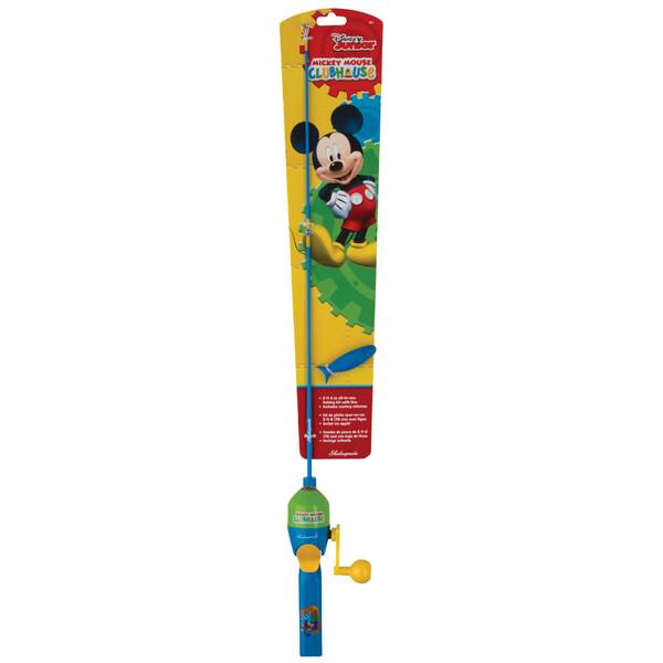 zebco mickey mouse fishing pole