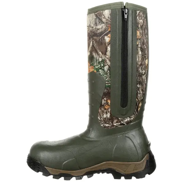 Side zip sale rubber hunting boots