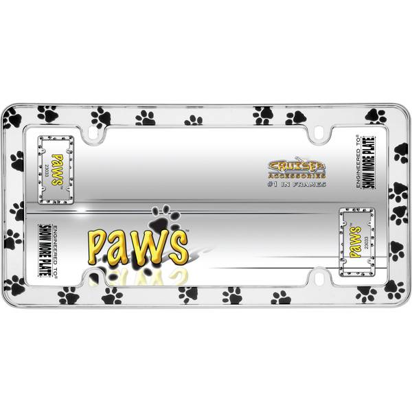 Green Bay Packers Chrome License Plate Frame