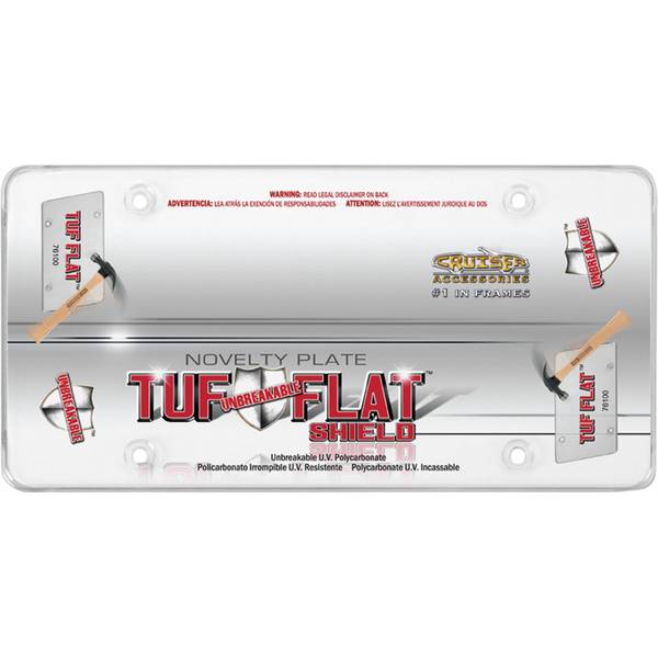 Photo of Clear Tuf Flat Shield License Plater Holder