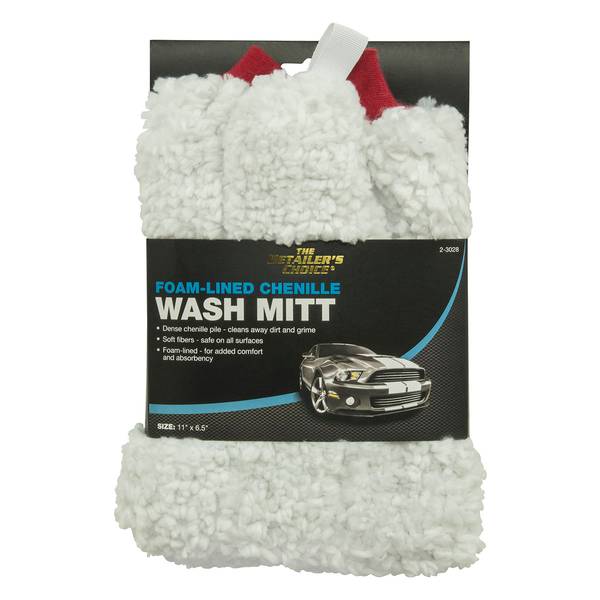 Detailer's Choice Chenille Mitt with Pad 23028 Blain's Farm & Fleet