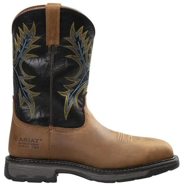 ariat steel toe waterproof work boots