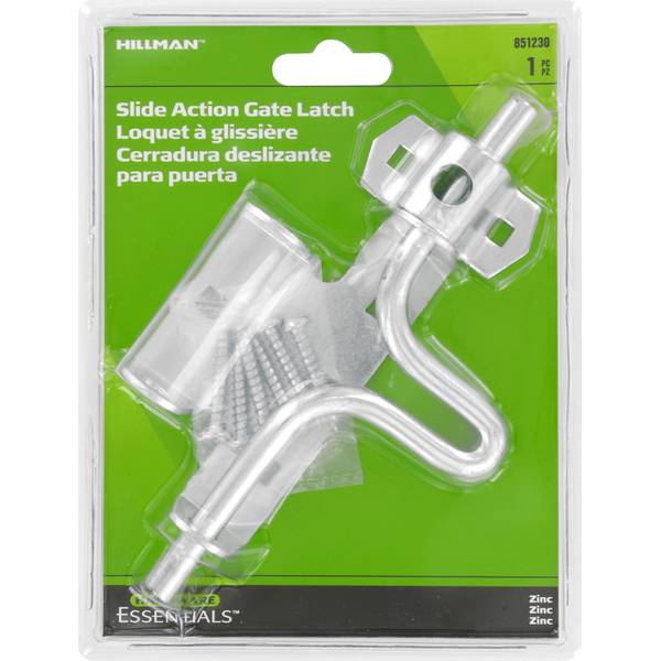 Hillman Zinc Cupboard Slide Action Gate Latch 851230 Blain's Farm