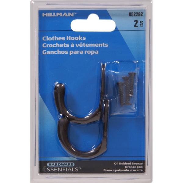 Hillman Clothes Hook- Oil Rubbed Bronze 852282