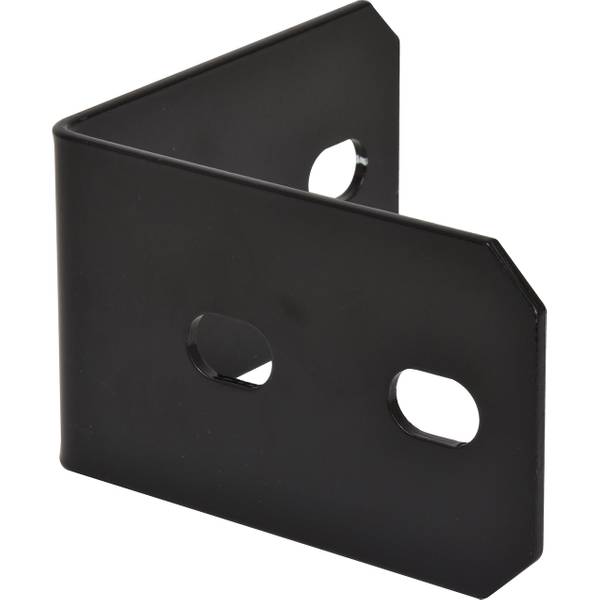 Photo of Black 4.9 x 3 x 1/8 Forged Heavy Duty Corner Brace