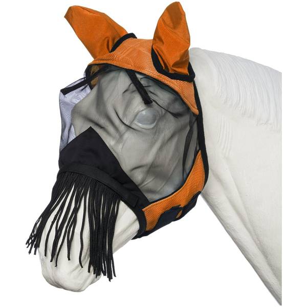 Tough-1 Deluxe Comfort Mesh Fly Mask with String Nose - 85-9982H-39-0 ...