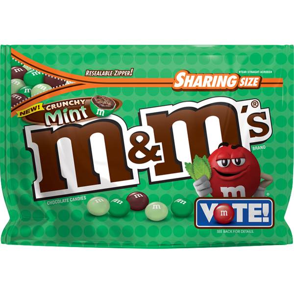 UPC 040000527428 product image for M&M's 8 oz Crunchy Mint Chocolate Candies | upcitemdb.com