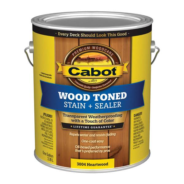 Photo of 1 Gallon Wood Toned Stain + Sealer, Heartwood