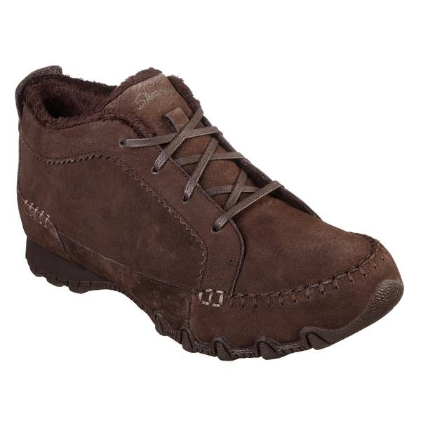 skechers brown suede boots