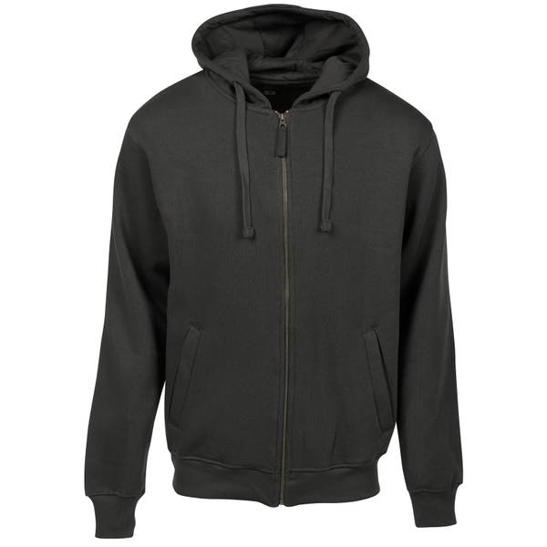 Work n' Sport Men's Full Zip Hooded Sweatshirt, Charcoal, 2XT - 71892 ...