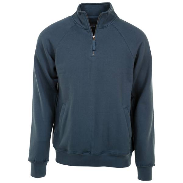 Work n' Sport Men's 1/4 Zip Sweatshirt, Blue Denim, L - 71898-013WS-L ...
