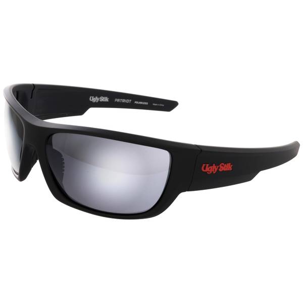 SHAKESPEARE Polarized Sunglasses Black/Smoke FREE Sunglass Strap! 