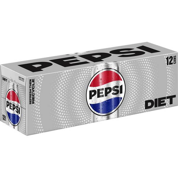 Pepsi 12-Pack 12 oz Diet Pepsi - 83775 | Blain's Farm & Fleet