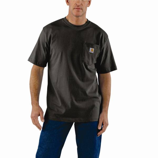 Carhartt K87 Loose Fit Heavyweight Short-Sleeve Pocket T-Shirt - K87CRH-M | Blain's Farm & Fleet