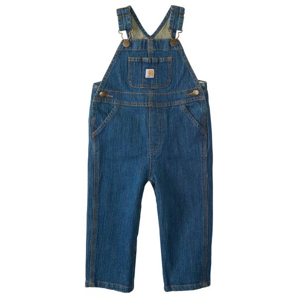 Carhartt Little Boys' Flannel-Lined Washed Dungaree 