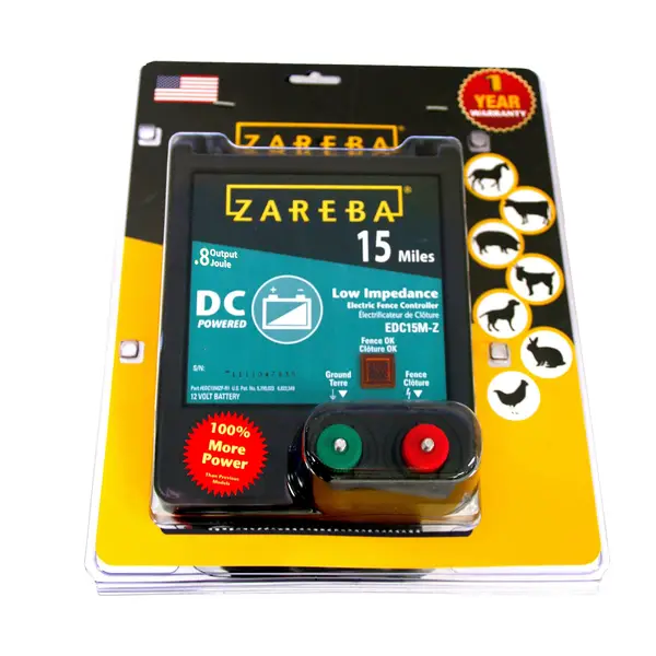 Zareba 15-Mile Battery Operated Low Impedance Electric Fence