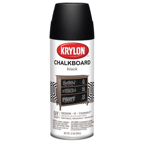 Krylon Black Chalkboard Spray Paint 12 oz