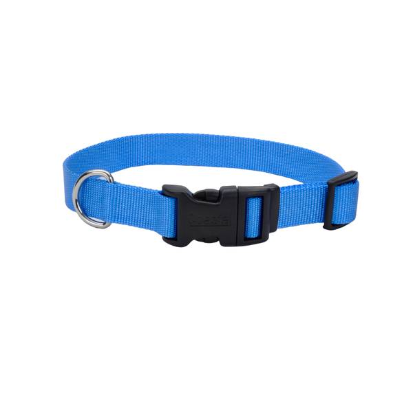 Coastal Pet Tuff Buckle Adjustable Nylon Collar, Blue Lagoon, 10-14 ...